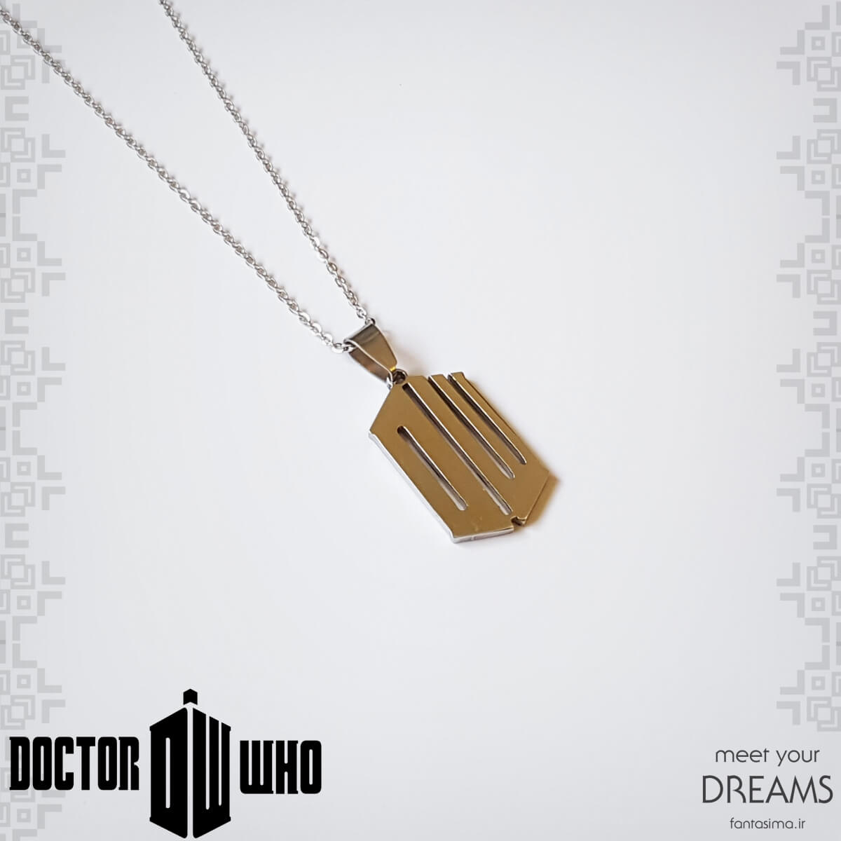 گردنبند استیل دکترهو 