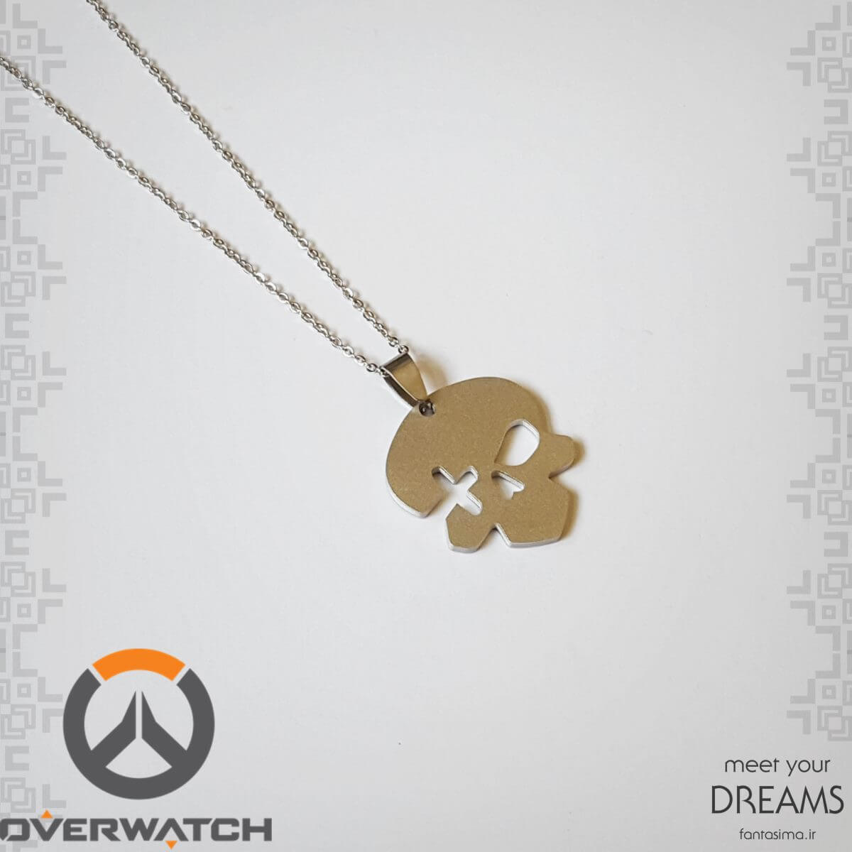 گردنبند استیل نماد مکری -اورواچ - مات