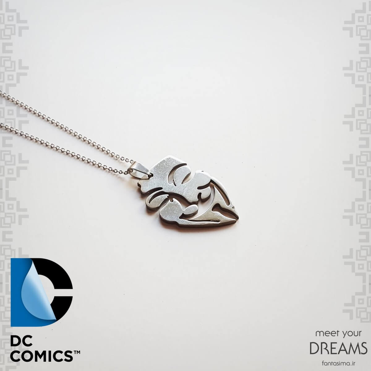 گردنبند استیل گای فاکس V for vendetta 